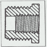 MPT 3/4 x FPT 3/8 reducer